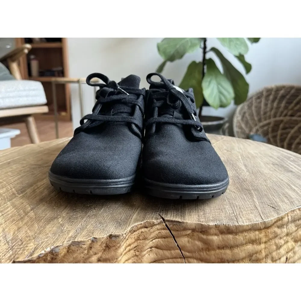 Lems Chukka Canvas Vegan Blackout Shoes W 10 M 8.5 Unisex Barefoot